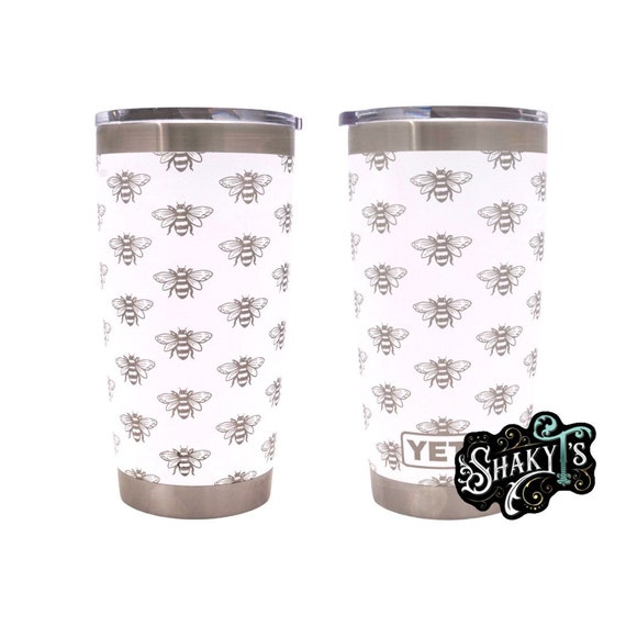 Cherry Blossoms Custom 360 Engraved Tumbler w/ straw & lid- 20oz Stainless  Steel Travel Mug, Hot/Cold Drinks - Personalized Gift, Logo, Name