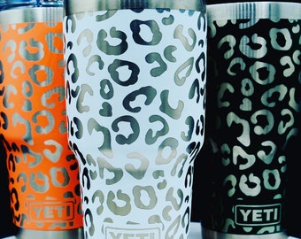 leopard yeti cup