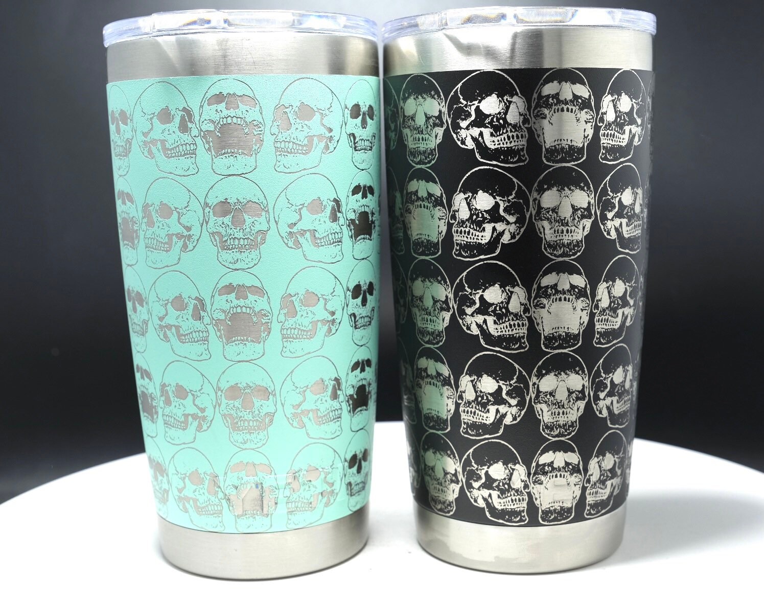 Skull design 20oz Yeti Tumbler, Dishwasher safe... agrohort.ipb.ac.id