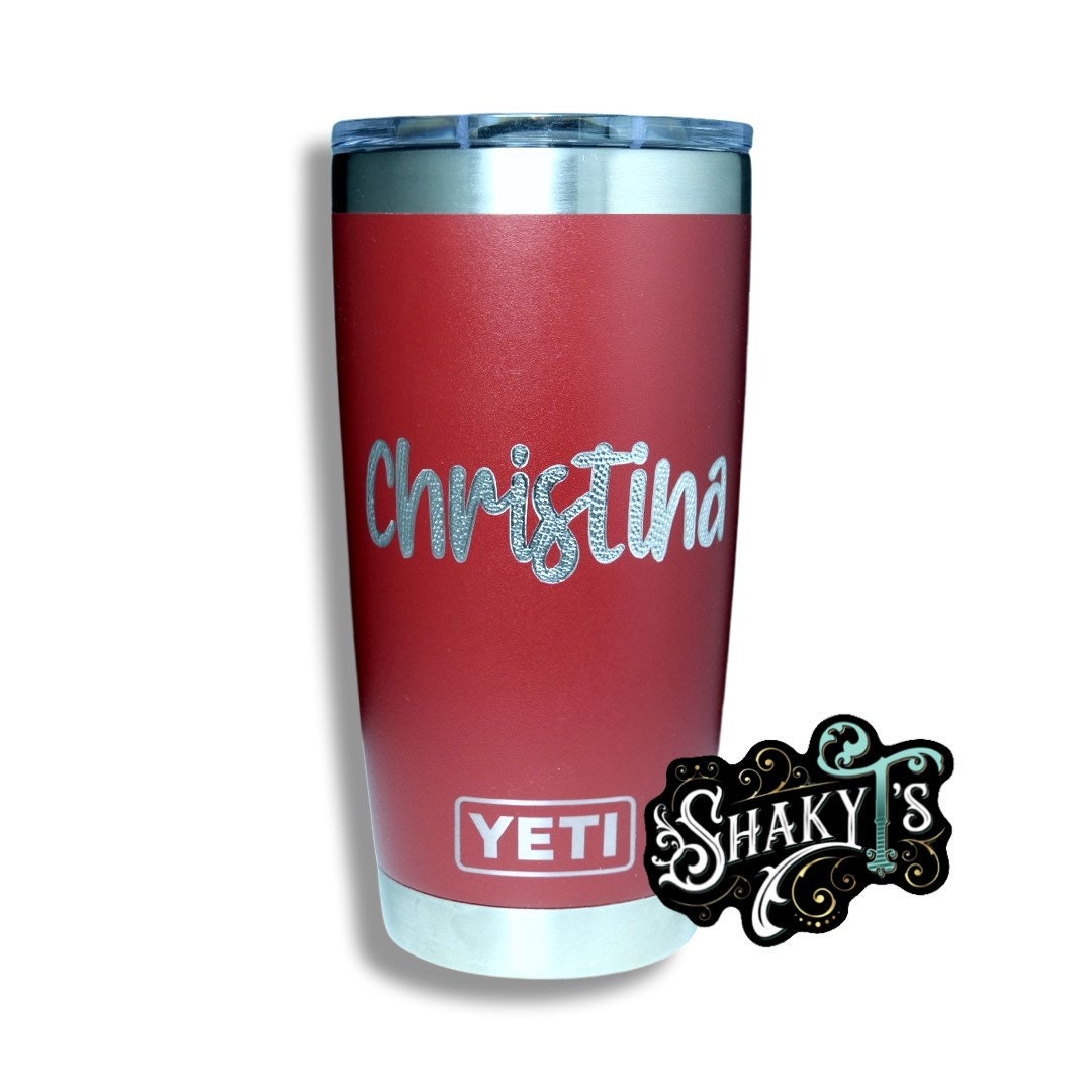 Yeti 20 oz Rambler Tumbler Harvest Red with Flaws