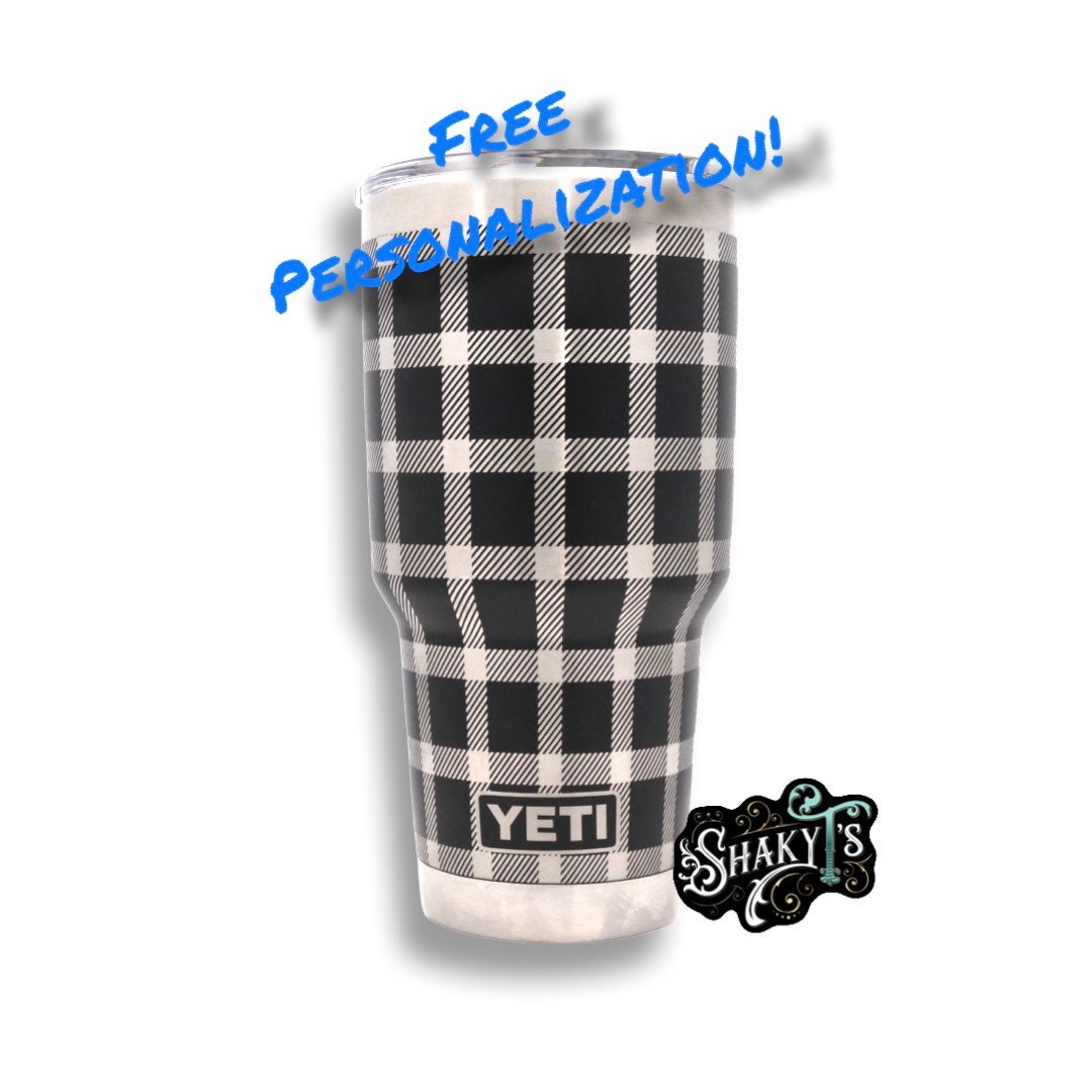 Personalized Name Design, Laser Engraved yeti Stainless Steel Travel Mug  Available in Your Choice of Duracoat Colors Not A Sticker