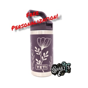 Personalized Engraved Kids YETI 12oz Water Bottle – Sunny Box