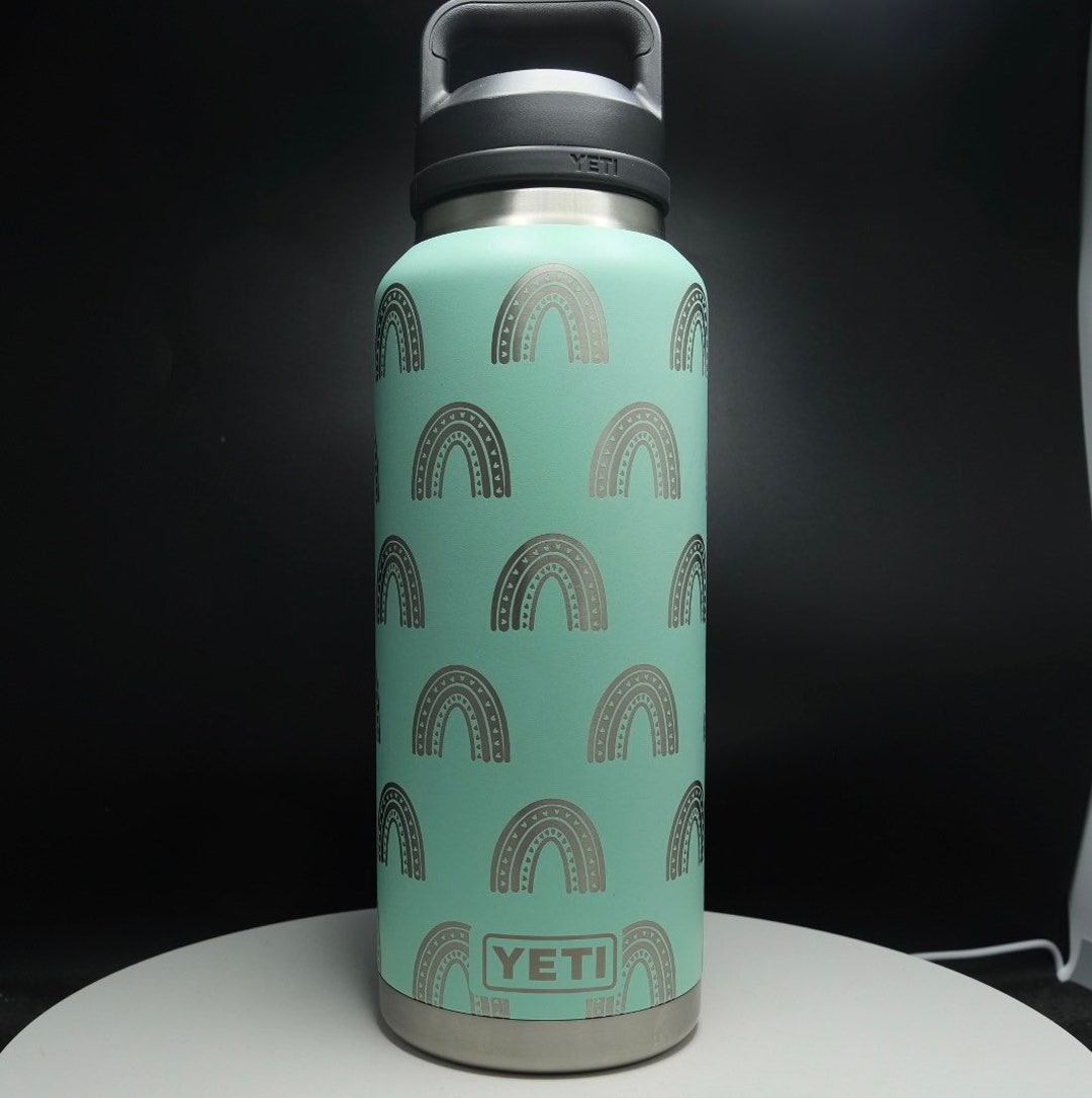 YETI Rambler 36 Oz. Bottle w/Chug Cap Offshore Blue Limited Edition