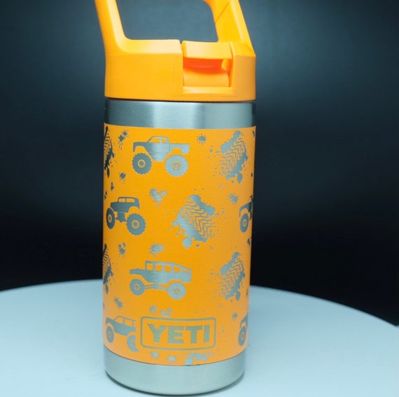 12oz Jr. Kids 360 Shark Design Laser Engraved on Yeti JR 