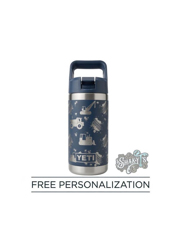 YETI RAMBLER JR 12oz キッズ 2本セット 2026限定カラー 12oz Jr. 360 Kids Construction Truck Design Laser Engraved on a