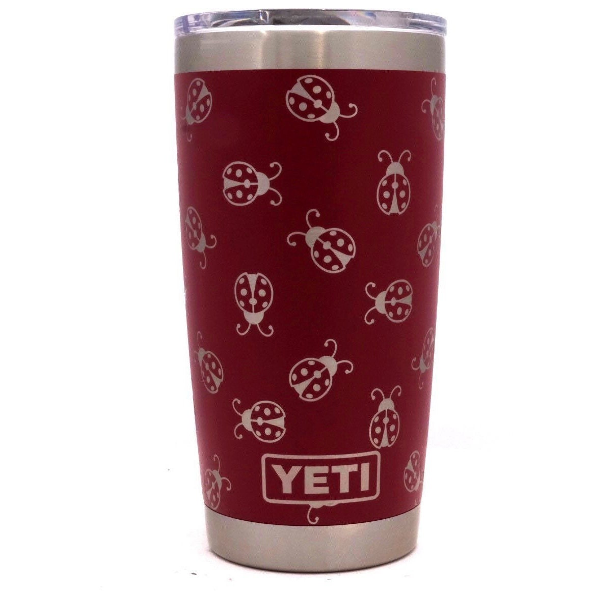 20oz 360 Topography Pattern Laser Engraved on a 20oz Yeti Tumbler With  Magslide Lid. Multiple Colors Available 