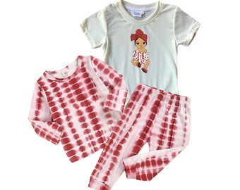 Kids Customizable Pajama Set - Size: 3T - 4T