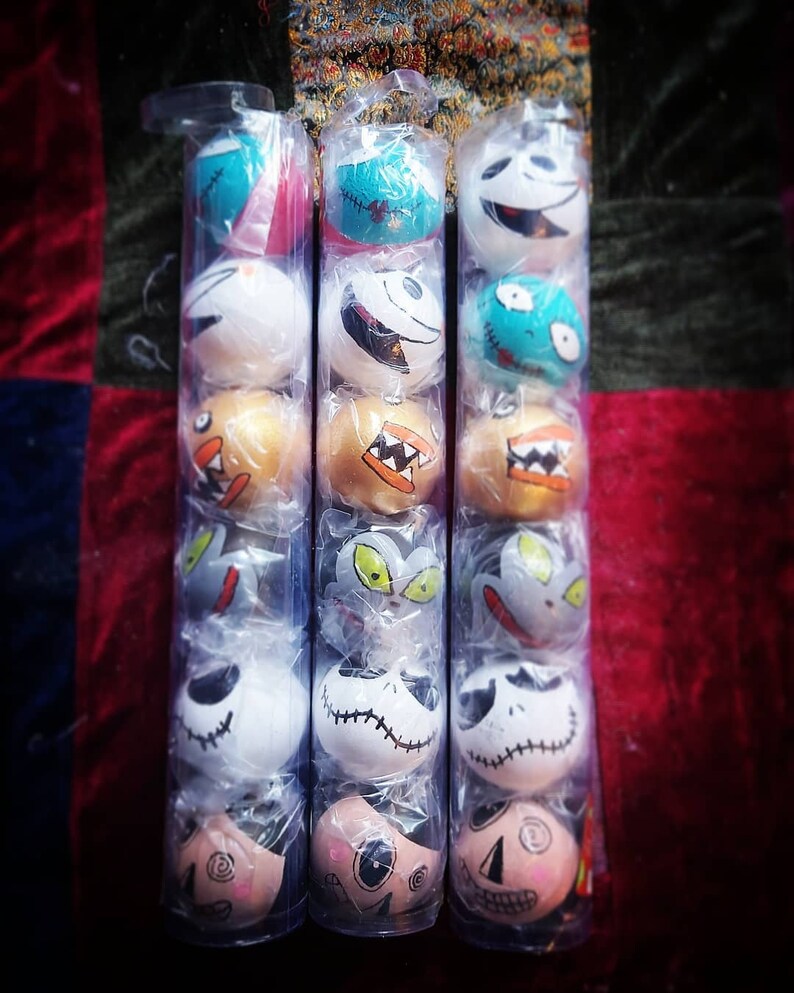 Jack ornaments esferas de navidad the nightmare before Etsy