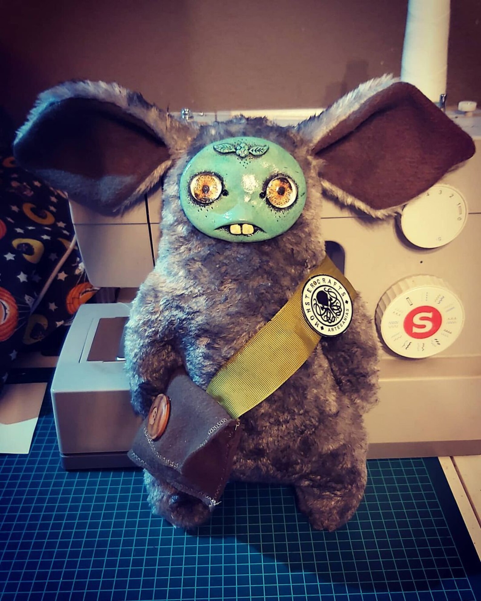 The Maker plush dust bunny plush The Maker doll dust bunny Etsy