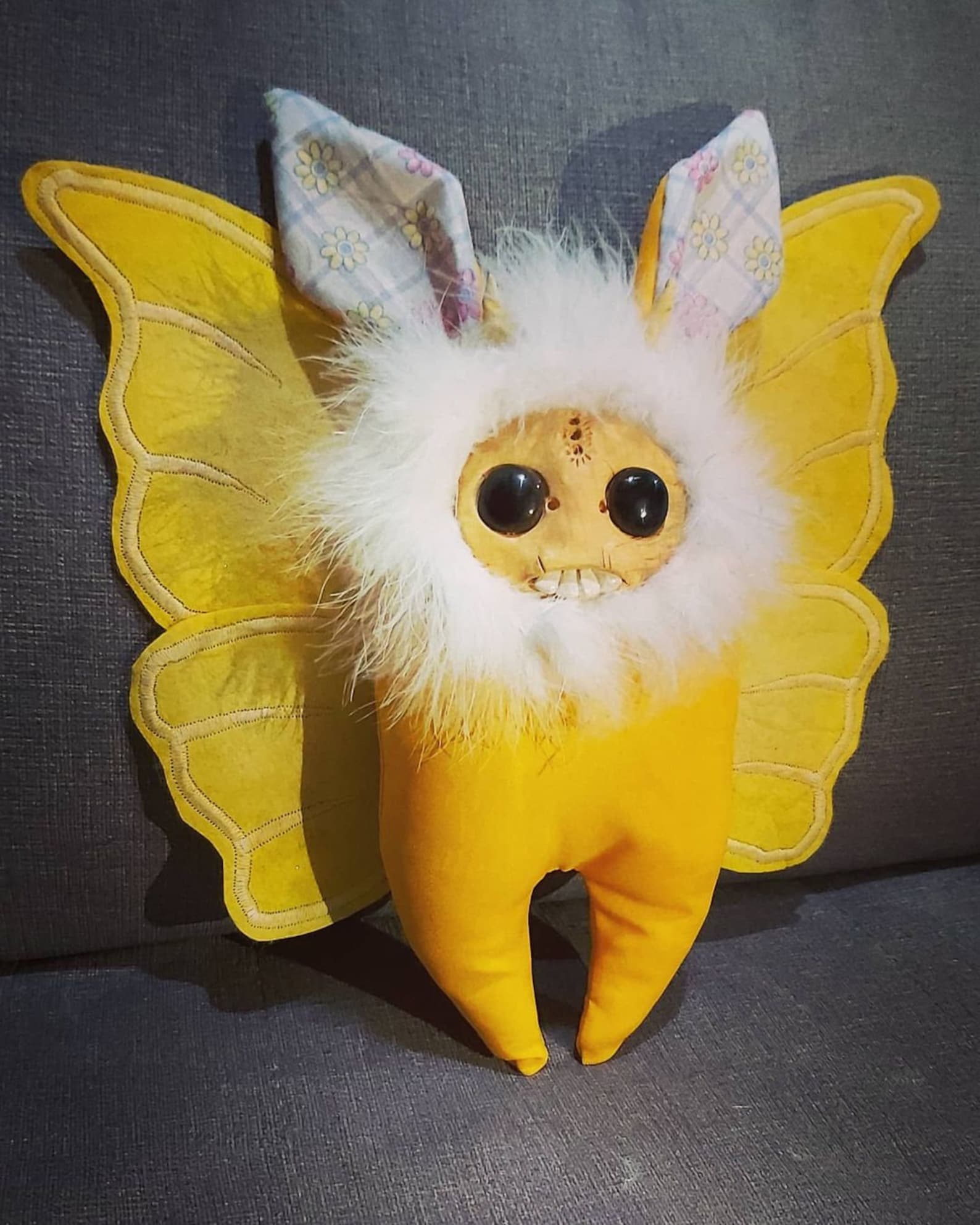 The Maker plush dust bunny plush The Maker doll dust bunny Etsy