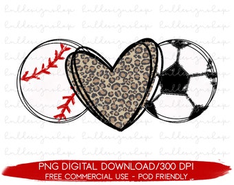 Baseball and Soccer Png, Soccer Mom Png, Sports Life Png, Baseball PNG, Sport Blank Png, Busy Raising Ballers Png Sublimation, Blank PNG