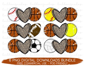 BASKETBALL Png Bundle, Sports Bundle Png, Baseball Blank Png, Softball Blank PNG, Sport Sublimation Blank, Leopard Print PNG, Sports Mom Png