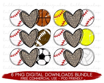 BASEBALL Png Bundle, Sports Bundle Png, Baseball Blank Png, Softball Blank PNG, Sports Sublimation Blank, Leopard Print PNG, Sports Mom Png