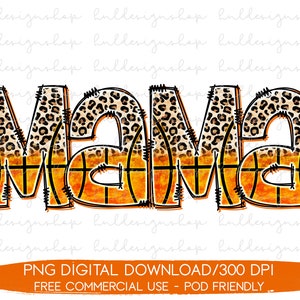 Basketball Mama Png, Basketball Distressed Leopard Png, Basketball Sublimation Designs, Basketball Vibes Png, Basketball Shirt Png Designs