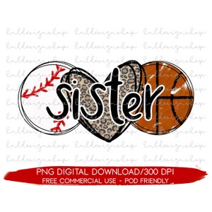 Baseball Sister Png, Basketball Sister Png, Sister Of Both Png, Sports Life Png, Baseball And Basketball Sister, Busy Raising Ballers Png
