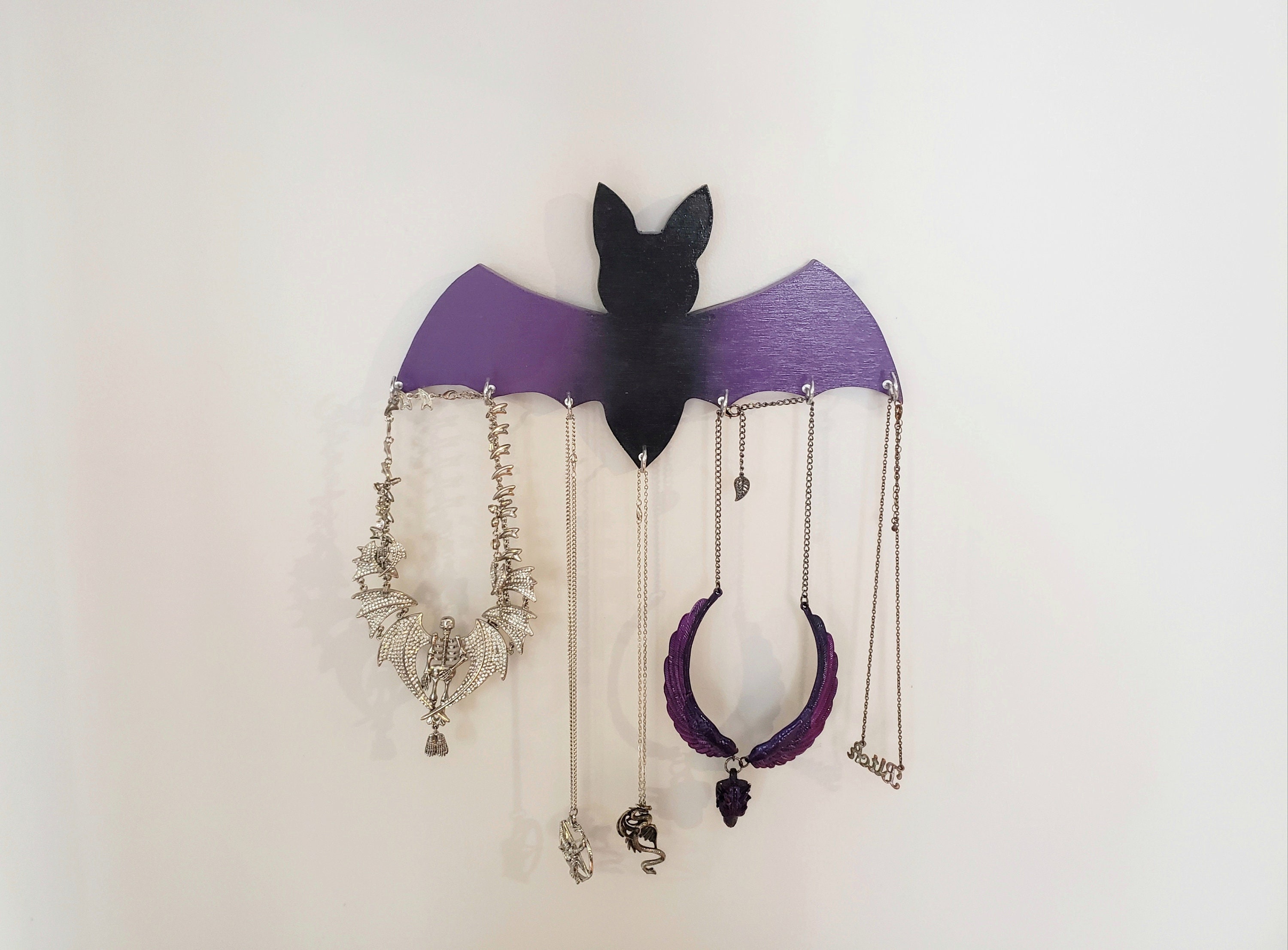 Bat jewelry box Bat key holder wall hanging jewelry Etsy