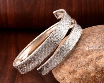 Handmade Gold Upper Arm Cuff: Minimalist Arm Band