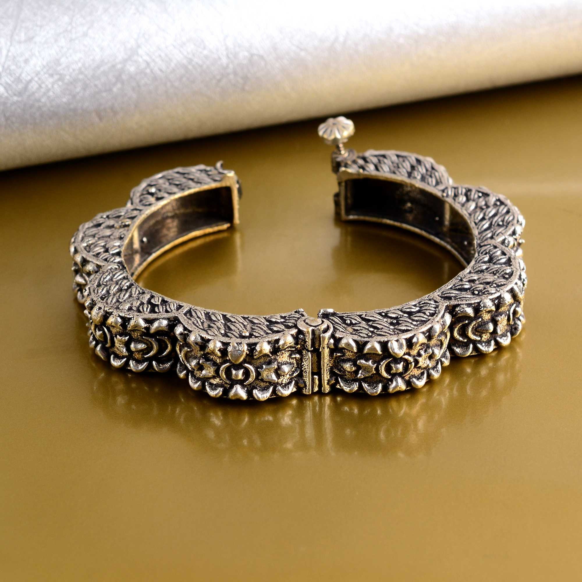 German Silver Kada Etsy Singapore