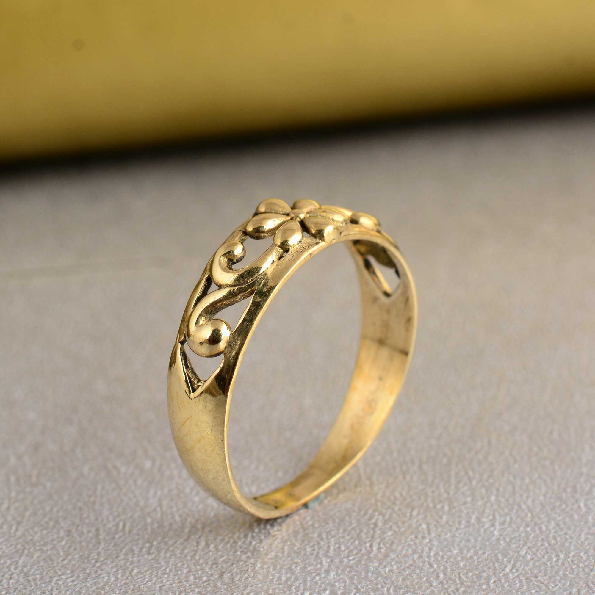 Flower Ring, Floral Ring, Floral Eternity Band, Y2k Ring