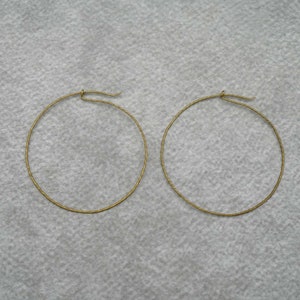 Gold Hoop Earrings, Large Big Hoop Earring, Circle Earrings, Statement Earrings, Big Round Earrings, Gifts For Her