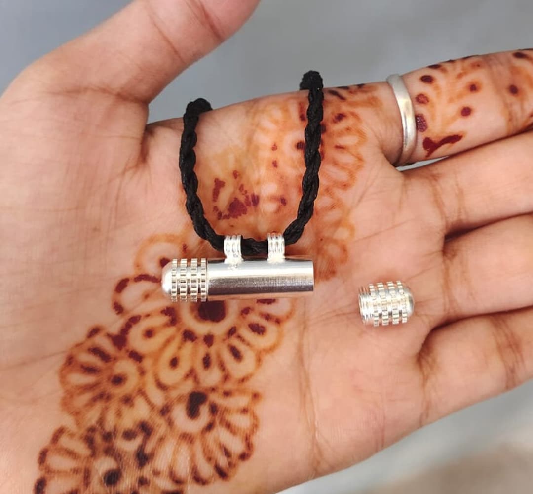Silver Taweez Silver Locket Pendant Kavach Taweez Prayer Etsy