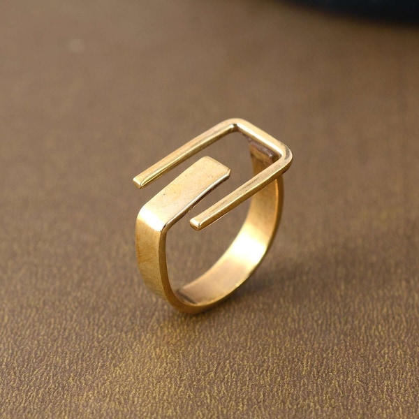 Geometric Ring - Etsy UK