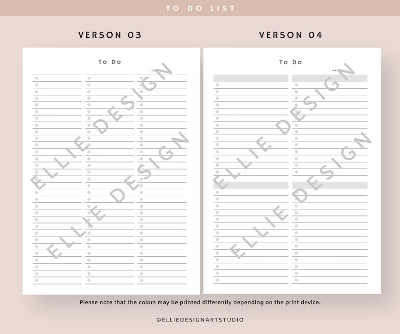 Simple Tasks List Template Printable Minimal to Do List to Do List ...