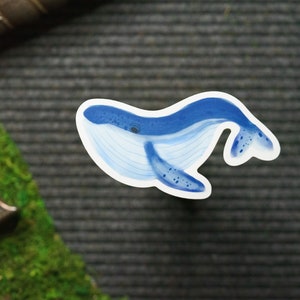 Whale Die Cut Sticker