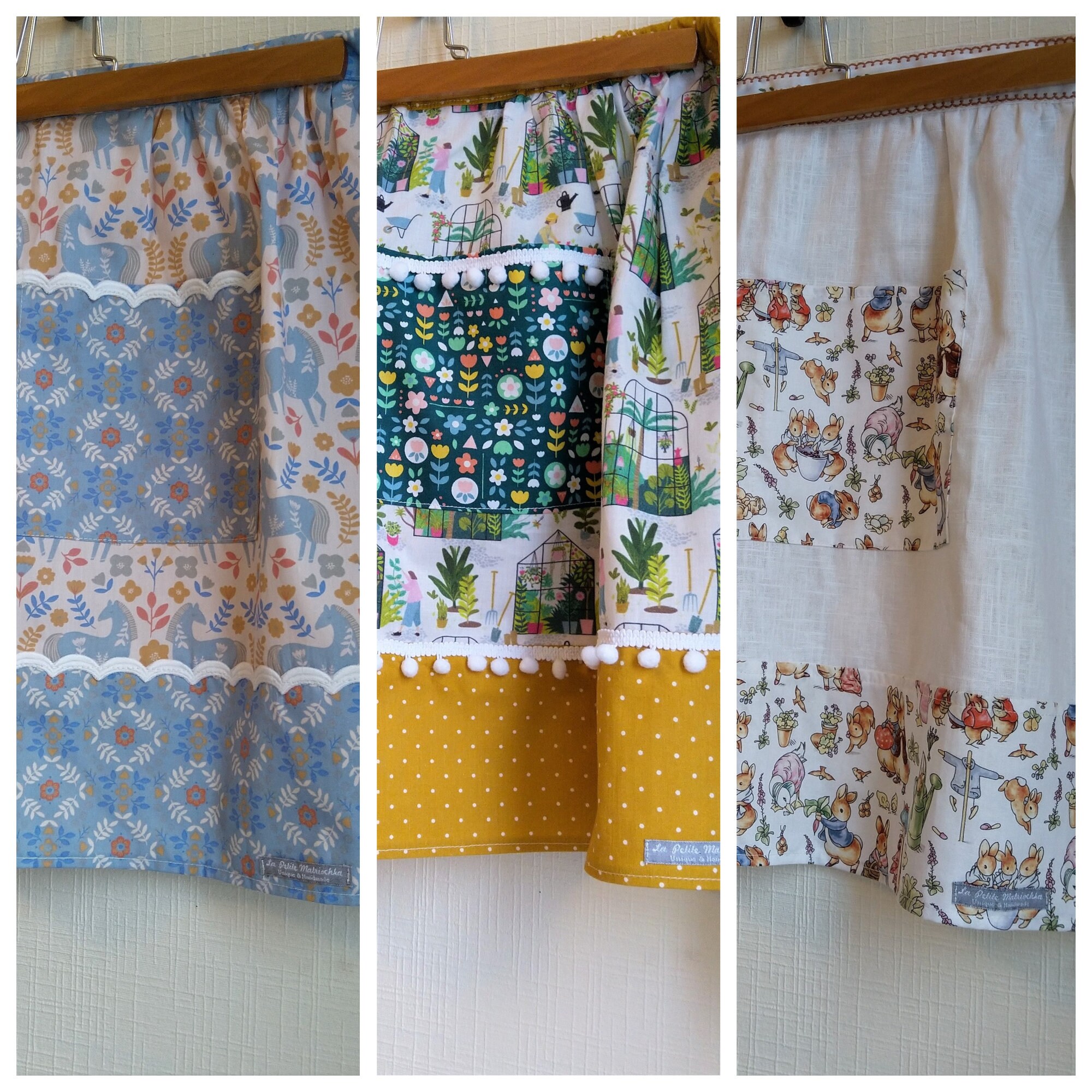 Petits Tabliers en Coton Fantaisies