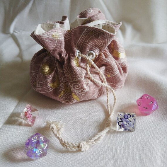 Bourses à compartiments pour dés, bijoux ou maquillage/Rangement bijoux/Dice bag/Rangement maquillage