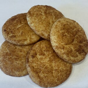 Handmade Snickerdoodle Cookies - Freshly Baked, Cinnamon Sugar (Dozen)