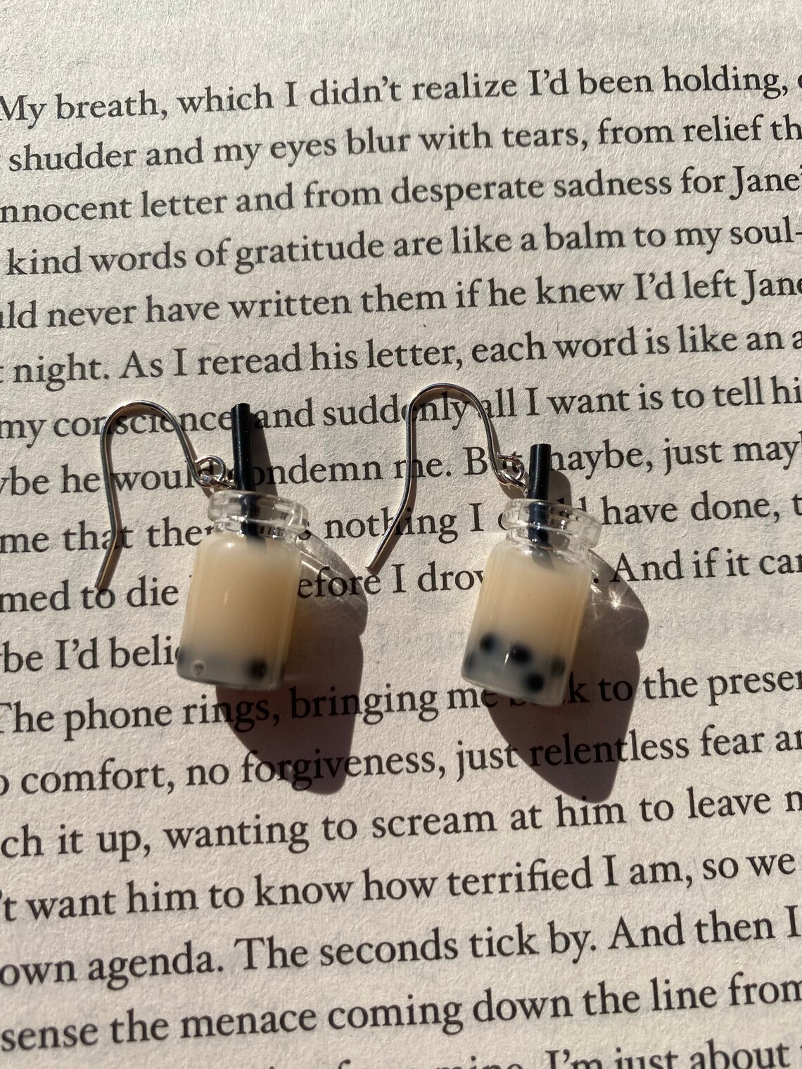 Colorful boba earrings Etsy