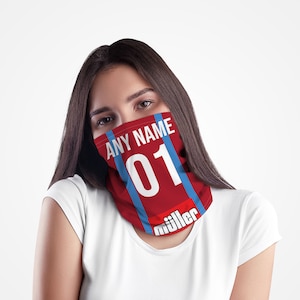 Holte Enders 1993 Home - Personalised Retro Football Snood - Neck Tube - Neck Scarf - Head Band - Face Mask