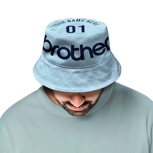 Manchester Blue 1988 Home Retro Football Bucket Hat - Unisex - Available in 5 sizes