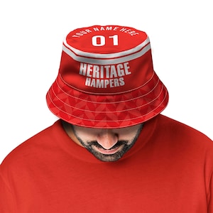 Midallsbrough 1990 Home Retro Football Fischerhut - Unisex - In 5 Größen erhältlich