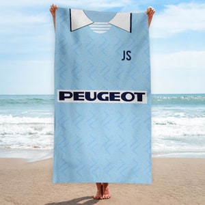 Coventry - 1995 Thuis shirt - Gepersonaliseerde Retro Strandlaken - 150cm x 75cm