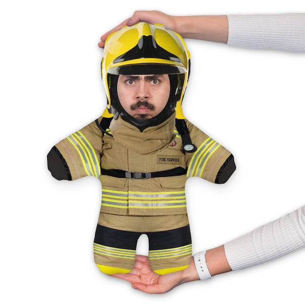 Fireman Mini Me™ Photo Doll / Face Teddy Novelty Gift