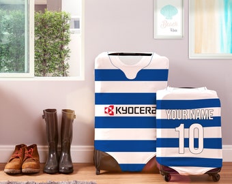 Lesen - Retro Fußball Personalisiert Koffer Gepäck Abdeckung