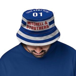 Kilmarnock 1985 Home Retro Football Bucket Hat - Unisex - Available in 5 sizes
