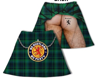 Neuheit Black Watch Tartan Kilt - Schottland-Fan-Party-Kostüm