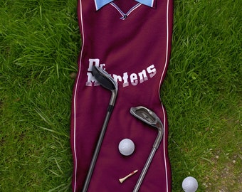 United - 2000 Home - Toalla de golf clásica retro
