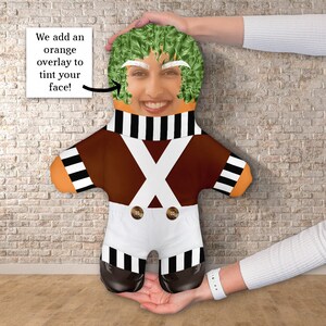 Oompa Loompa Personalised Mini Me™ Photo Doll / Face Teddy Novelty Gift image 3