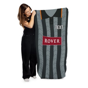 Dundee U - 1995 Away Shirt - Personalised Classic Retro Beach Towel - 150cm x 75cm