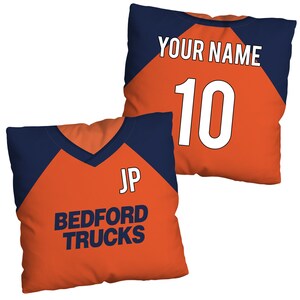 Luton - 1983 - Away Retro Football Cushion - 45cm