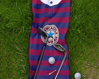 Newcastle - 1996 Away - Klassisches Retro Golf Handtuch