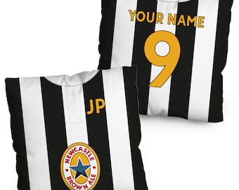 Newcastle - 1996 Home - Retro Football Cushion - 45cm