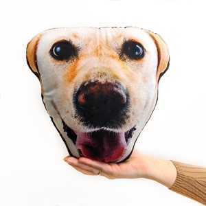 Pet Face Cushion - Pet Mush Cush™ Face Cushion - Novelty Gift - Funny Cushion - Dog - Cat - Shape 3