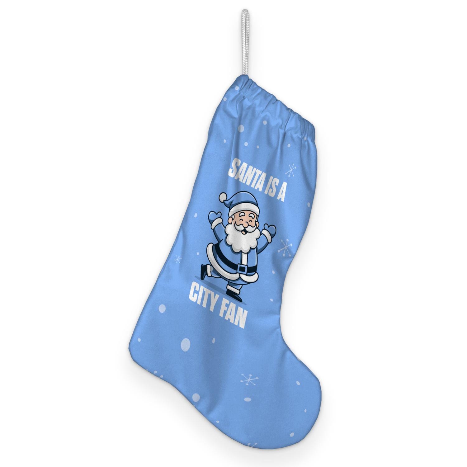 Discover Santa is a City Fan - Christmas Stocking