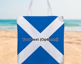 Gepersonaliseerde Scottish Saltire Scotland - Draagtas - Shoppen - Strand