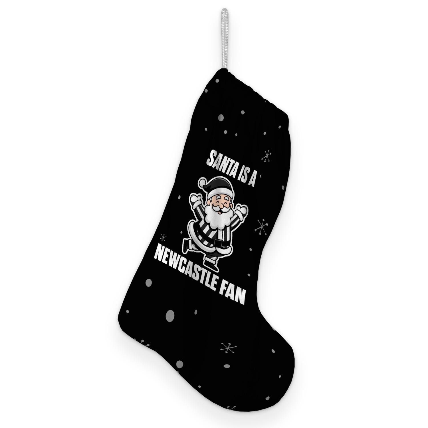 Discover Santa is a Newcastle Fan - Christmas Stocking